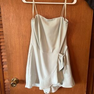 She + Sky Seafoam Romper Chic Style